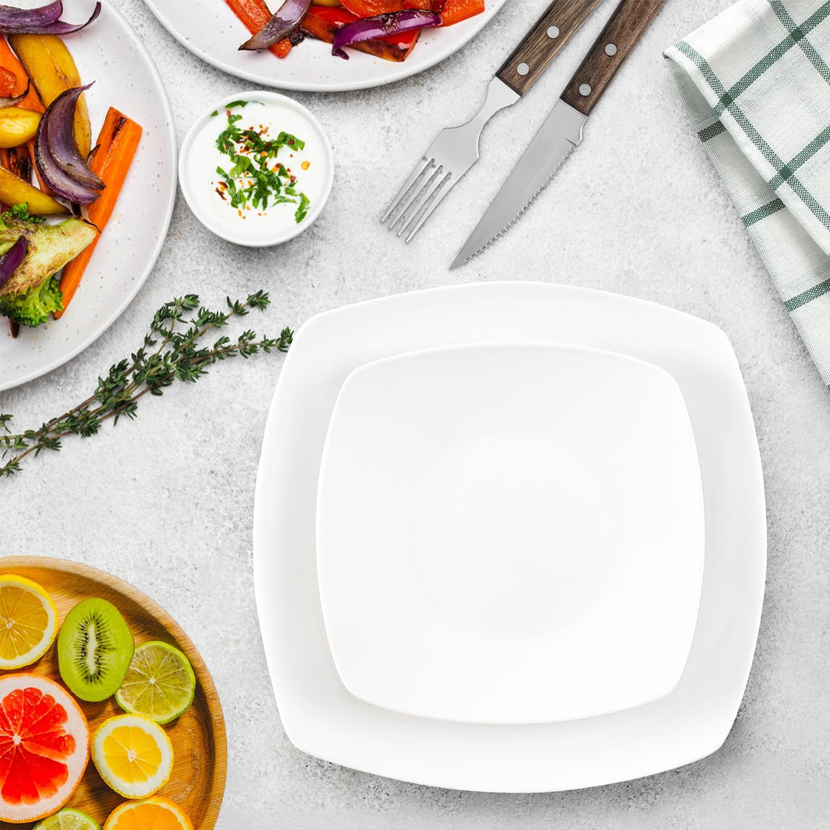 Zulay Kitchen Luna 16-piece set for four creates stylish meals.