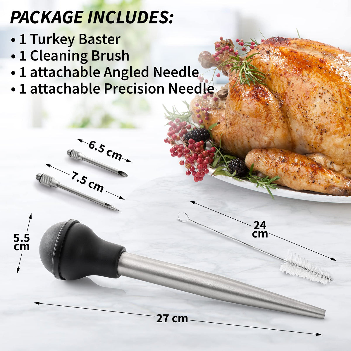 Heat resistant up to 450°F for hot liquids