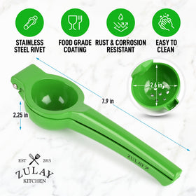 Zulay Kitchen durable aluminum body with a safe coating.