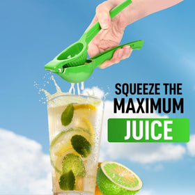 Zulay Kitchen lime squeezer with ergonomic handle for comfortable juicing.