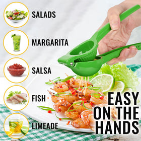 Zulay Kitchen squeezer extracts maximum juice from citrus with ease.