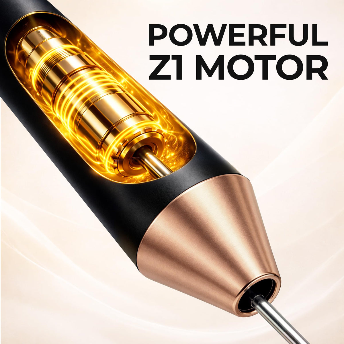 Zulay Kitchen balloon whisk attachment blends and whips quickly.