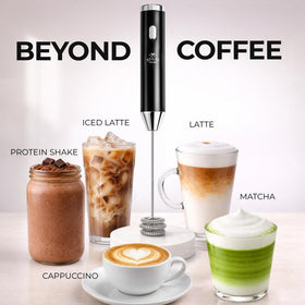 Zulay Kitchen frother USB-C charging port for easy power