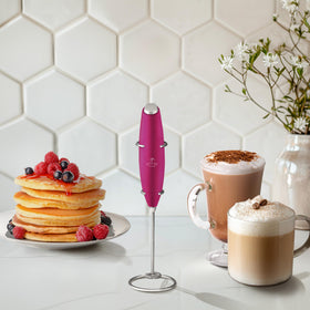 Zulay Kitchen metal stand for organized frother storage
