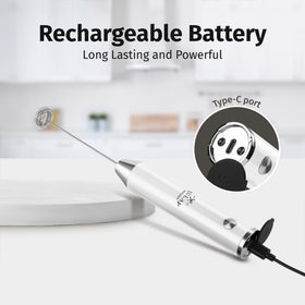 Zulay Kitchen 2000mAh battery powered frother for extended use