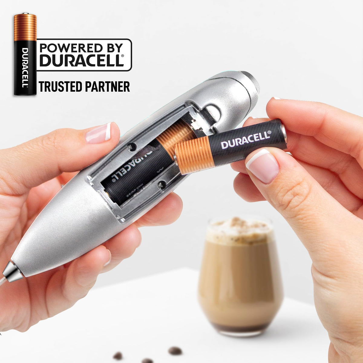 Zulay Kitchen frother doubles as a mini mixer for shakes