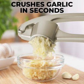 Zulay Kitchen multi-purpose tool crushes seeds, ginger, or onions for fresh flavor.
