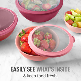 Zulay Kitchen non-slip bases reduce sliding during mixing.