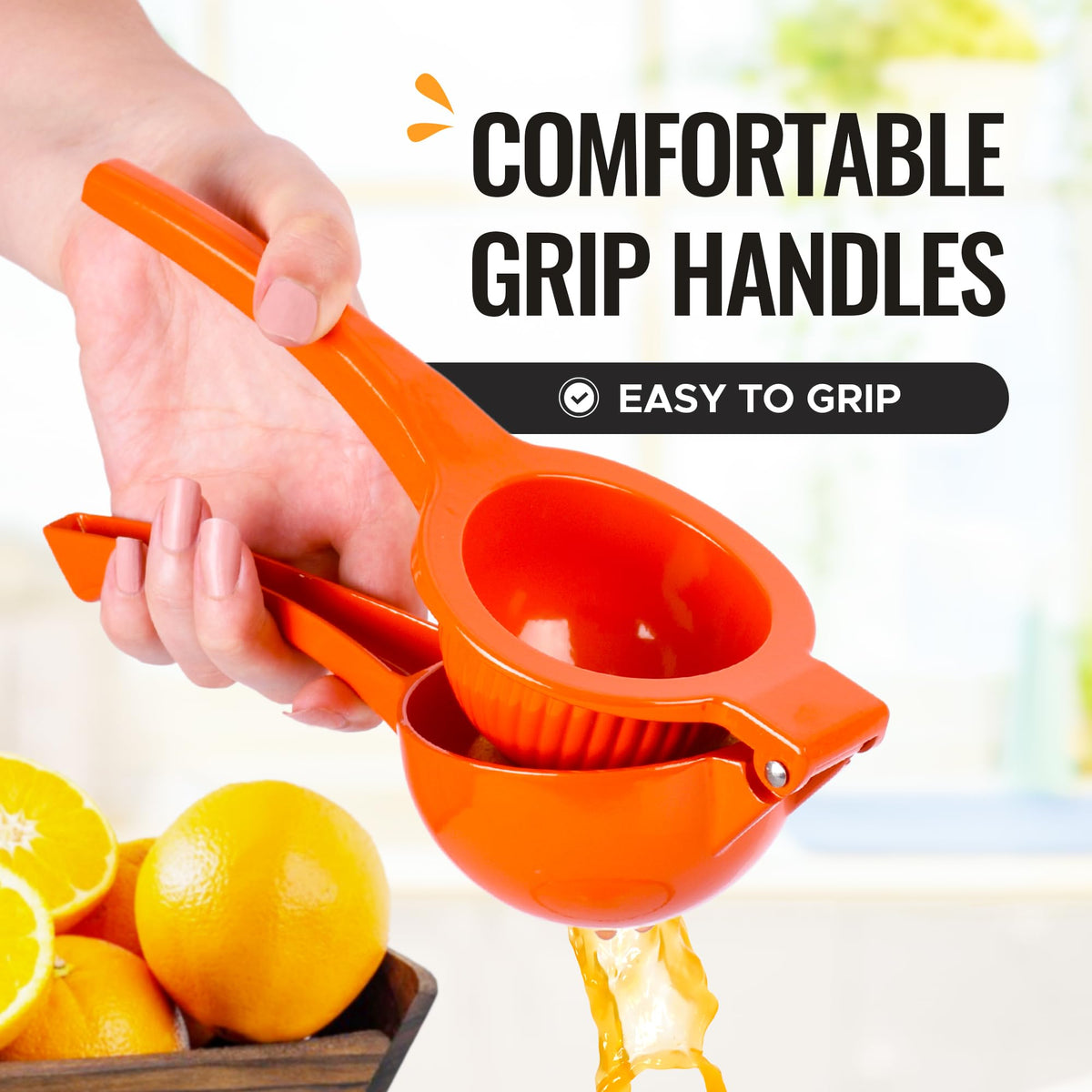 Compact, hand-held tool fits neatly in busy kitchen drawers.