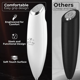 Zulay Kitchen frother enhances hot chocolate with rich foam texture