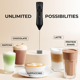 Zulay frother USB-C charging port and cordless convenience
