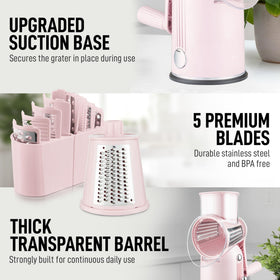 Easy wipe-down base and handle for quick maintenance.