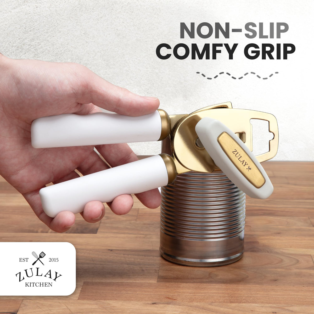 Zulay Kitchen rust-proof blades resist wear for everyday reliability.