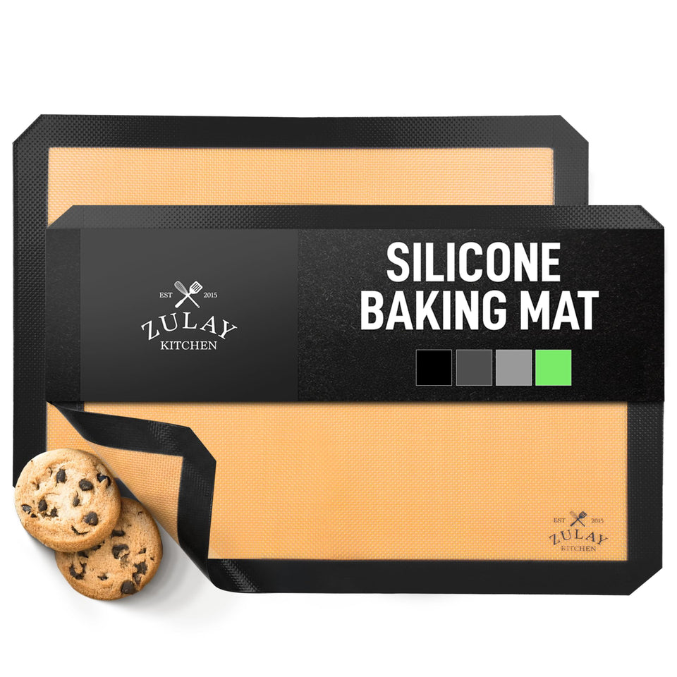 Zulay Kitchen silicone baking mat in oven use for cookies
