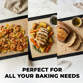 Zulay Kitchen silicone baking mat nonstick surface for easy release