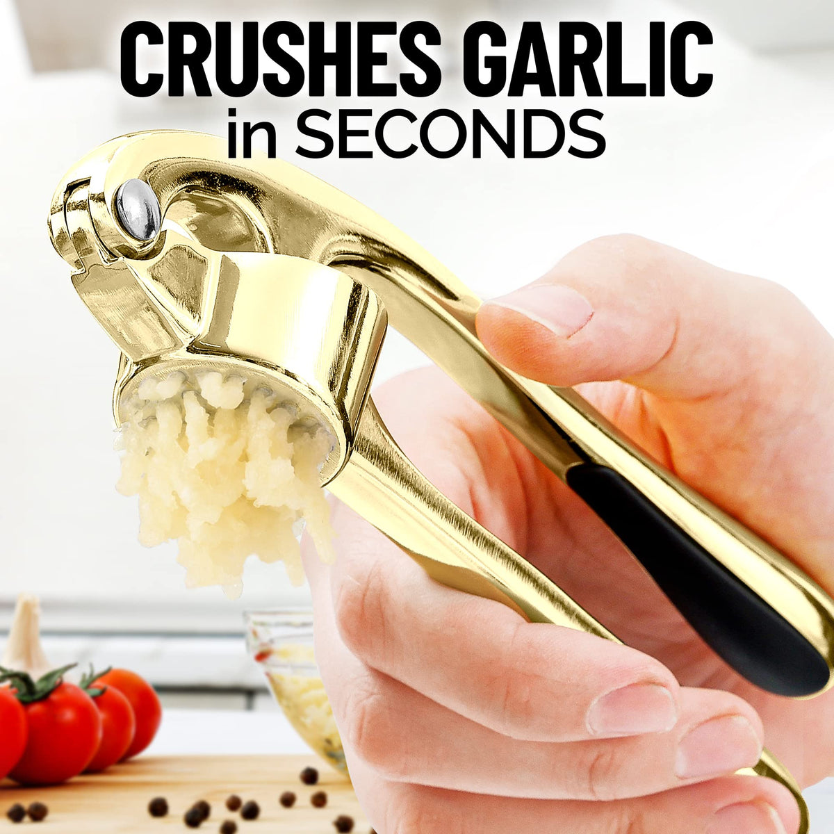 Zulay Kitchen silicone garlic peeler for quick, clean garlic prep.