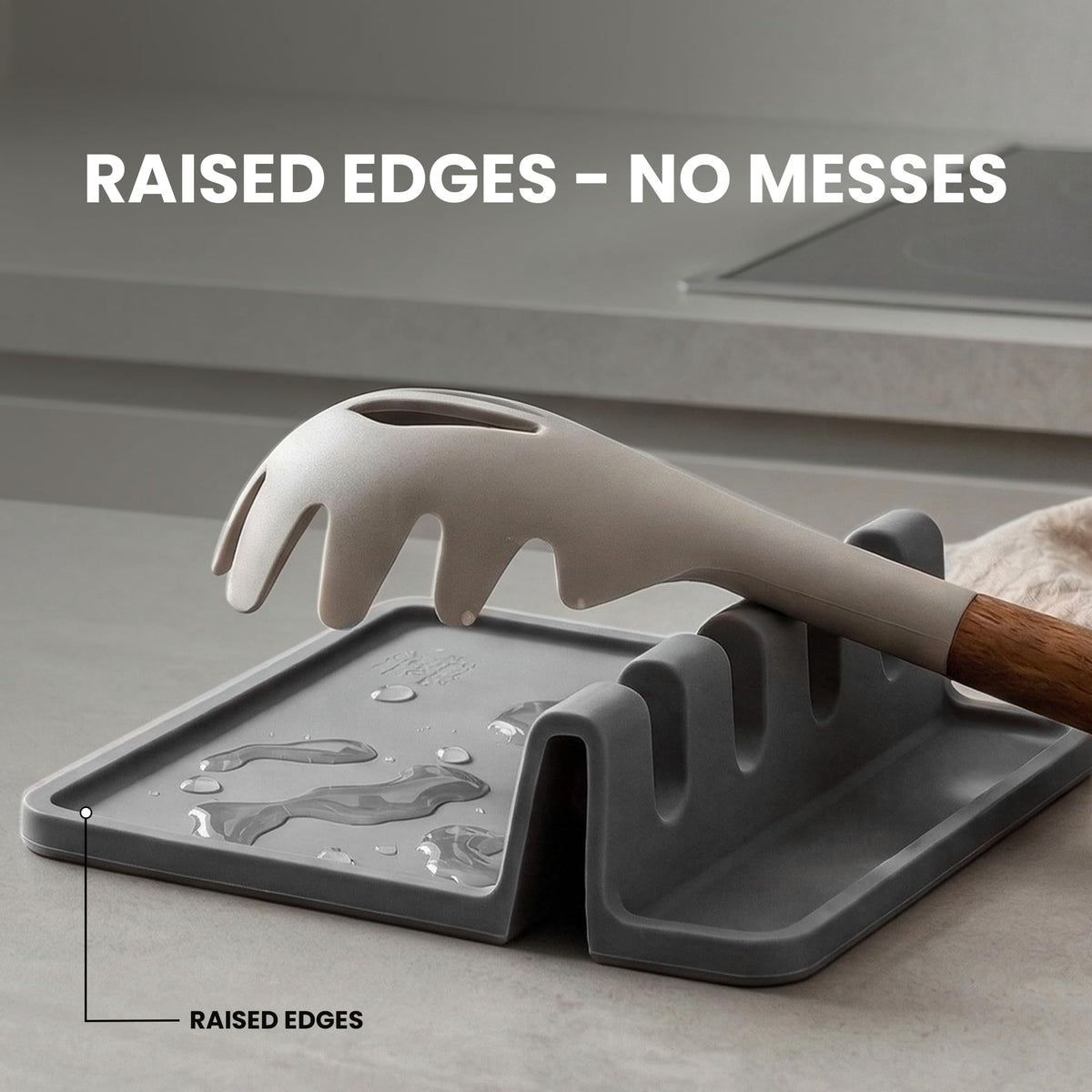 Zulay Kitchen spoon rest dishwasher-safe for quick cleanup