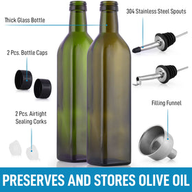 Zulay spout with flap lid enables mess-free pouring.