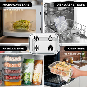 Zulay Kitchen stackable glass storage saves cabinet space.