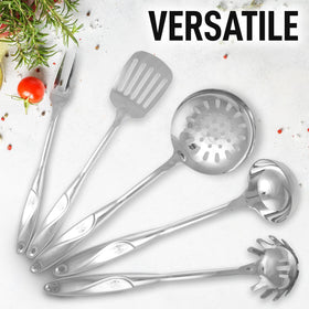 Zulay Kitchen 5-piece set—easy-clean, dishwasher-safe kitchen tools.