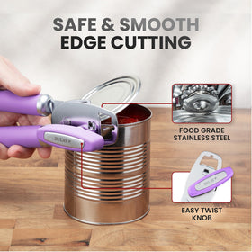 Zulay Kitchen stainless steel blades deliver clean, smooth cuts.