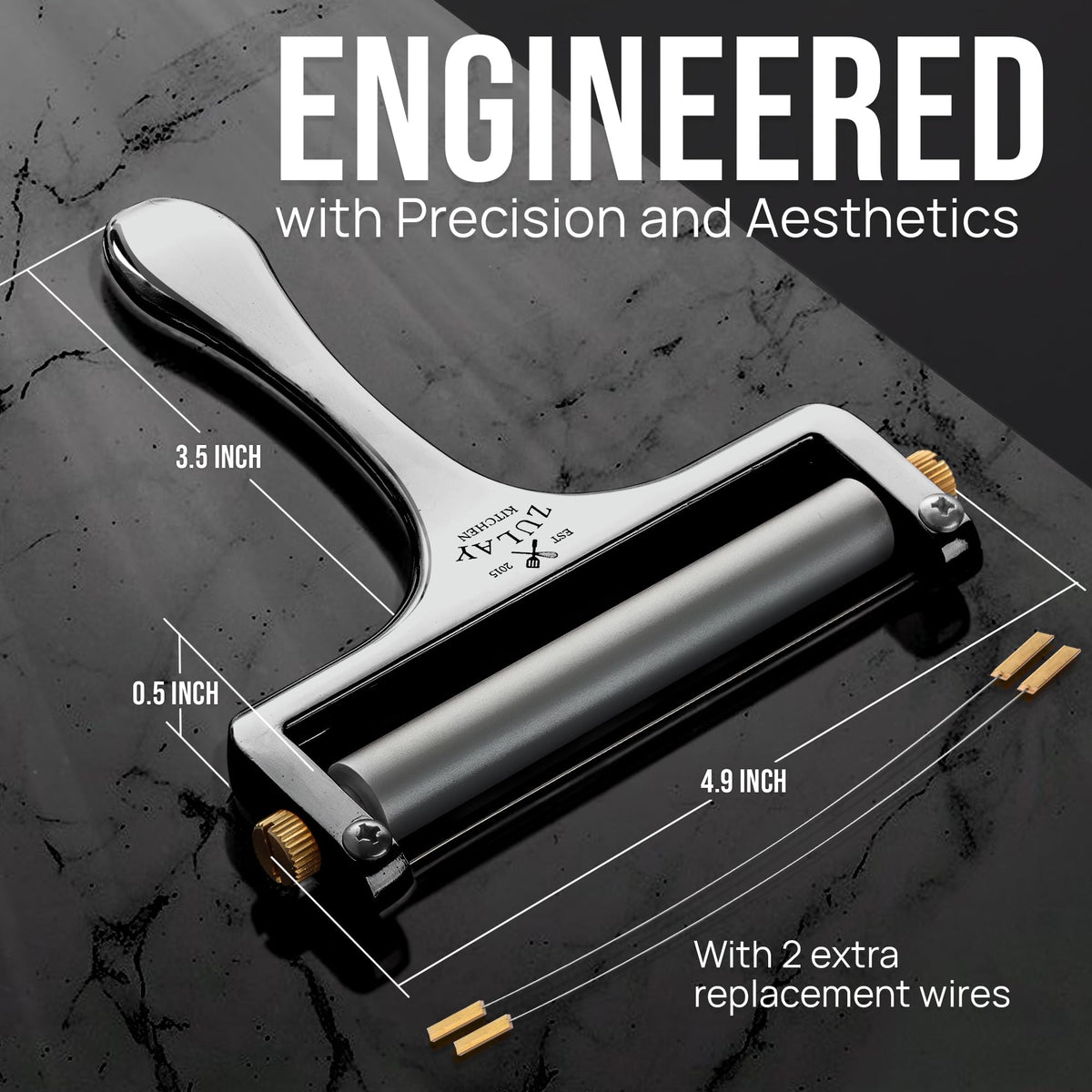 Zulay Kitchen slicer demonstrates adjustable thickness for ultra-thin to thicker slices