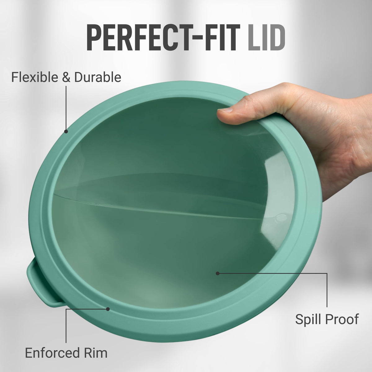 Zulay Kitchen transparent lids let you peek without opening