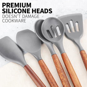 Zulay Kitchen heat-resistant utensils endure high heat up to 464°F.