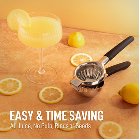 Seeds-free juice with Zulay squeezer and built-in strainer