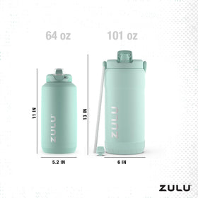 ZULU Goals stainless steel body highlighting rugged durability.