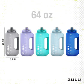 ZULU Goals wide-mouth bottle for easy ice and cleaning.