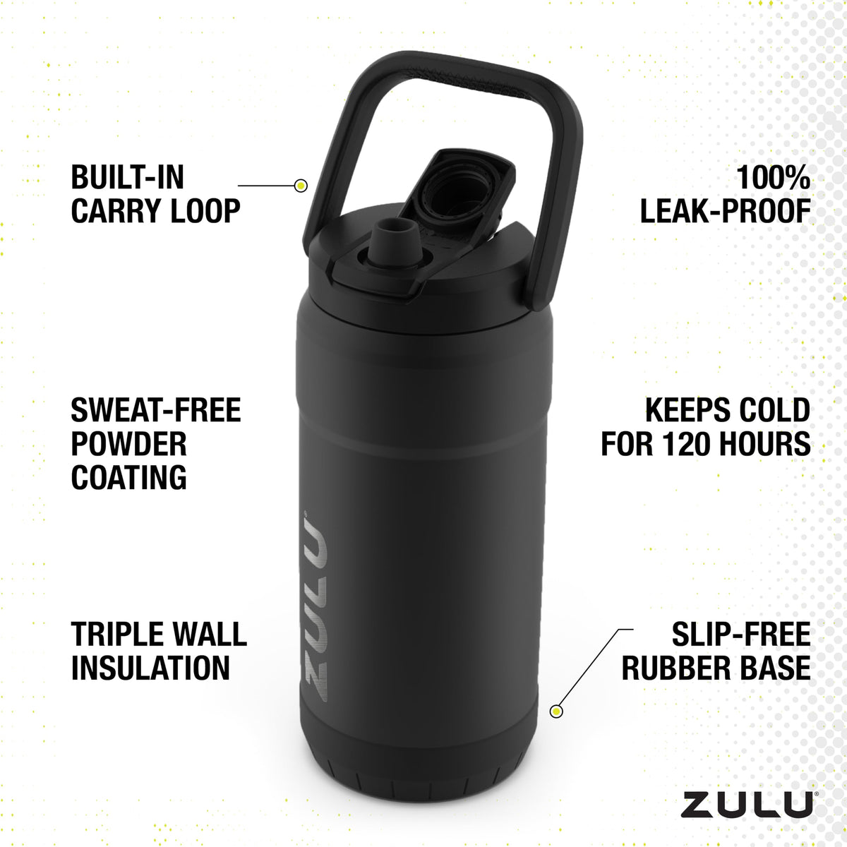 ZULU Goals carry handle enables easy transport on hikes