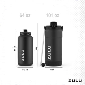 ZULU Goals straw spout for convenient sipping on the move