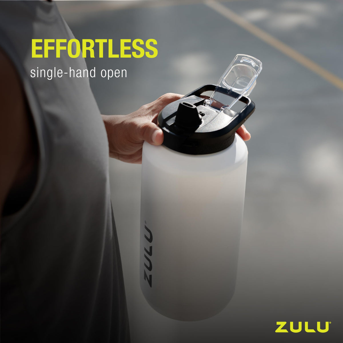 Zulu Goals vacuum insulation keeps drinks cold up to 36 hours.