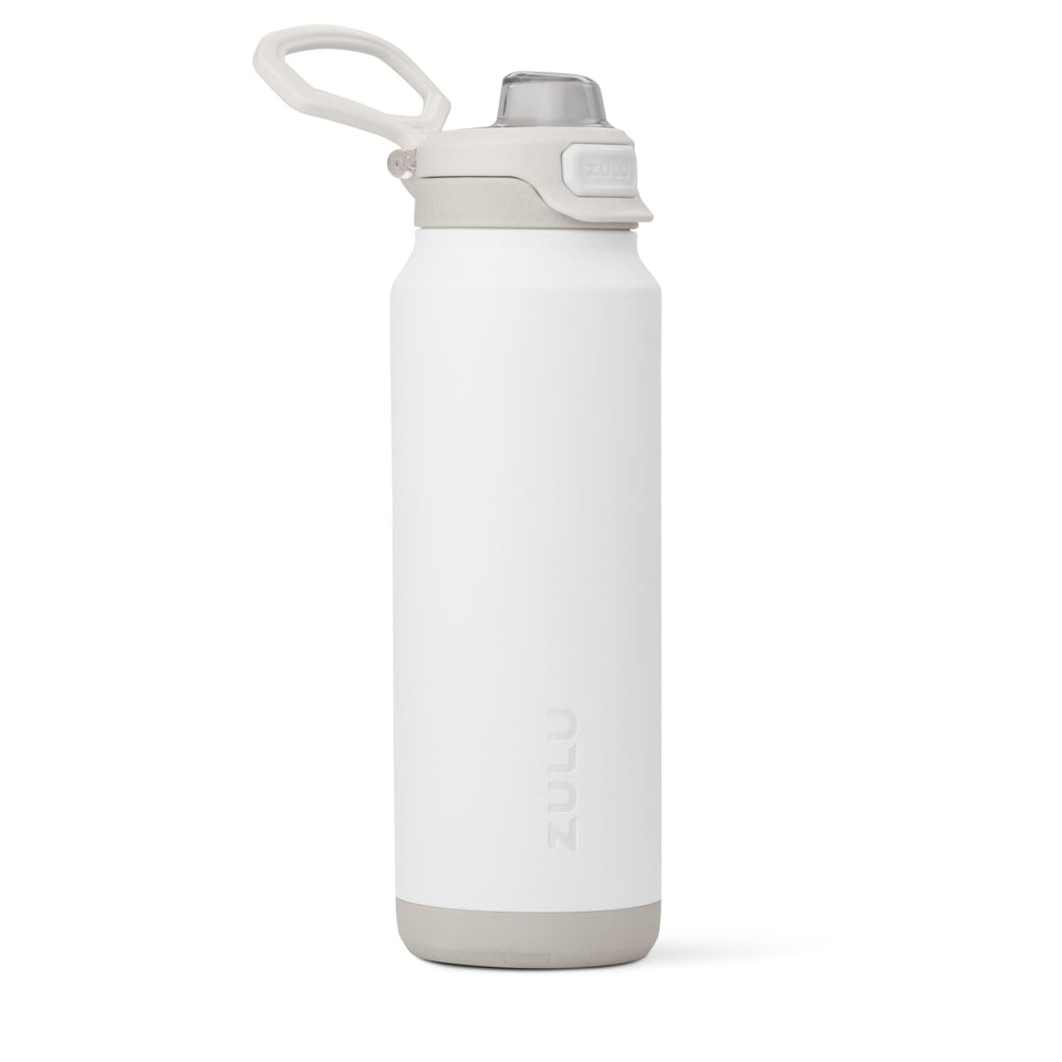 ZULU Powerfill Pro 32oz bottle designed for on-the-go hydration.