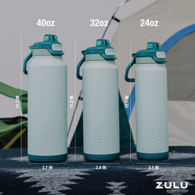 ZULU Powerfill Pro 32oz bottle ready for long workouts.