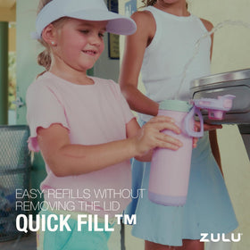 Zulu Powerfill Pro leak-proof locking lid prevents spills in bags