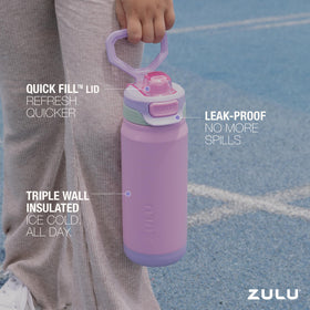Zulu Powerfill Pro triple-insulated design keeps beverages cold for hours