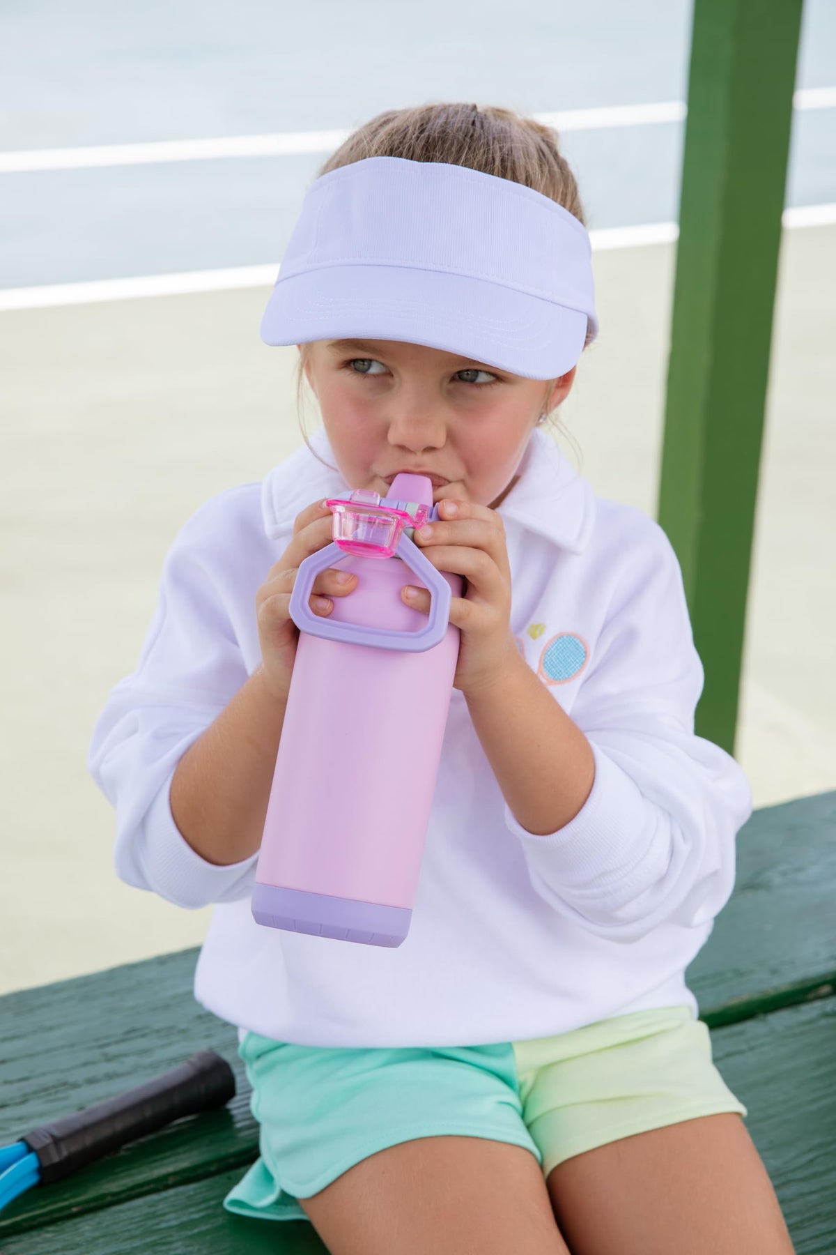 Zulu Powerfill Pro with two spouts offers sip or chug options for kid-friendly hydration