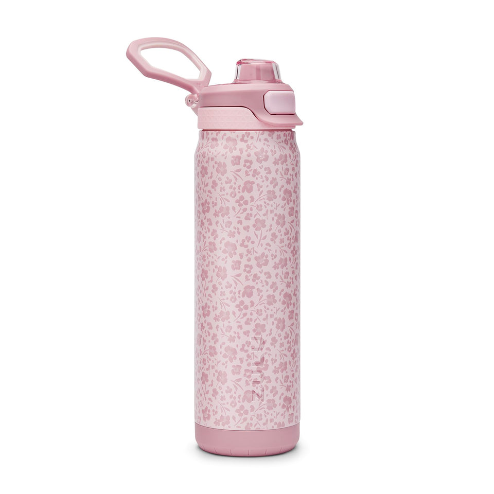 ZULU Powerfill Pro 24oz bottle, front view, keeps hydration stylish on the go.
