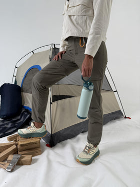 ZULU Powerfill Pro 24oz bottle showing triple-insulated copper construction for lasting chill.