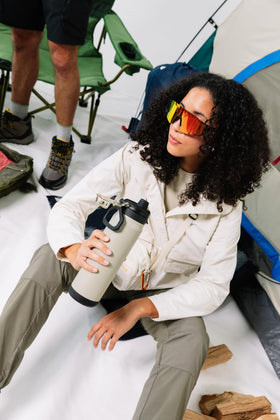 ZULU Powerfill Pro 24oz bottle with triple-wall insulation keeps drinks cold longer.