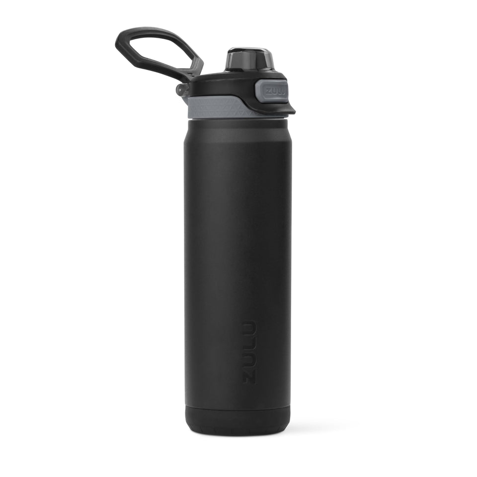 ZULU Powerfill Pro 24oz bottle, sleek design for on-the-go hydration