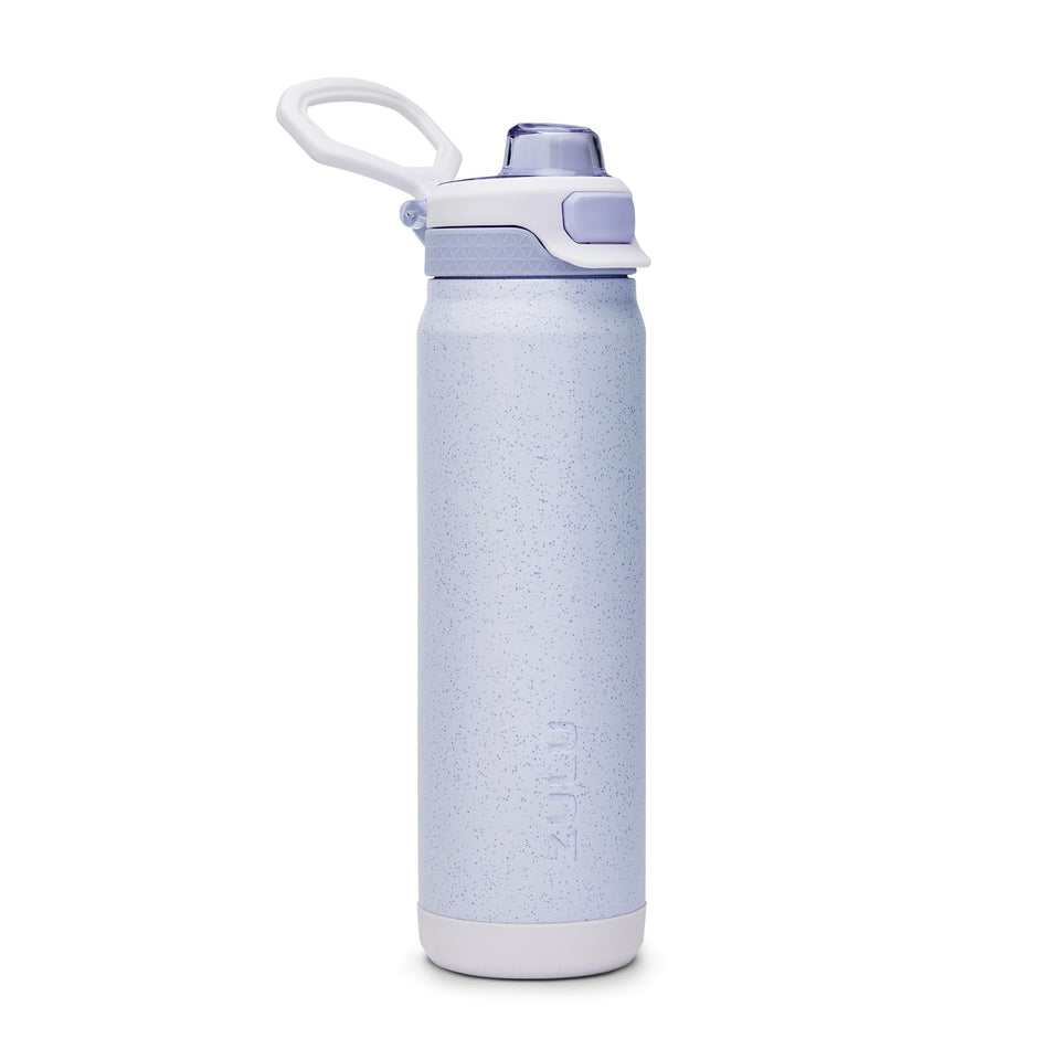 ZULU Powerfill Pro 24oz front view on Glacier Drift finish for on-the-go hydration