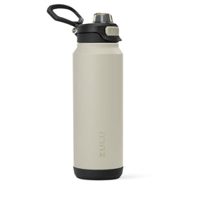 ZULU Powerfill Pro 32oz bottle front view in ash finish for durable hydration