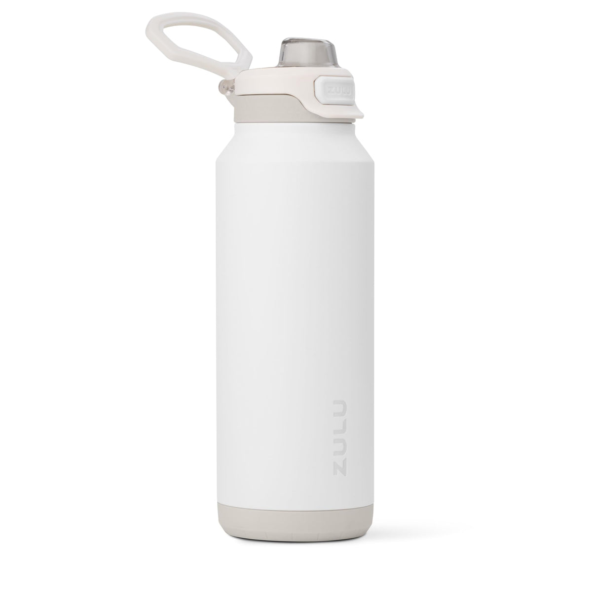 ZULU Powerfill Pro 40oz bottle with quick-fill lid for on-the-go refills.