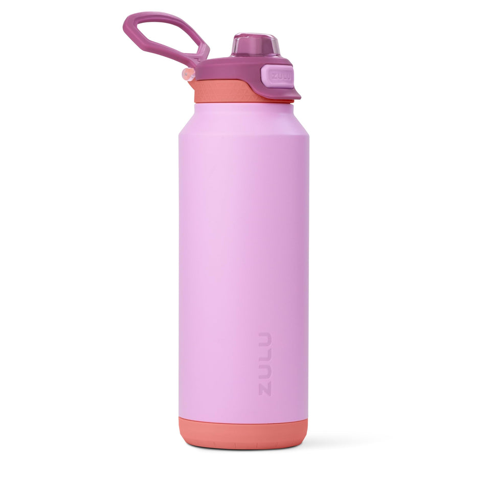 ZULU Powerfill Pro 40oz with Quick Fill lid enables rapid refills on the go.