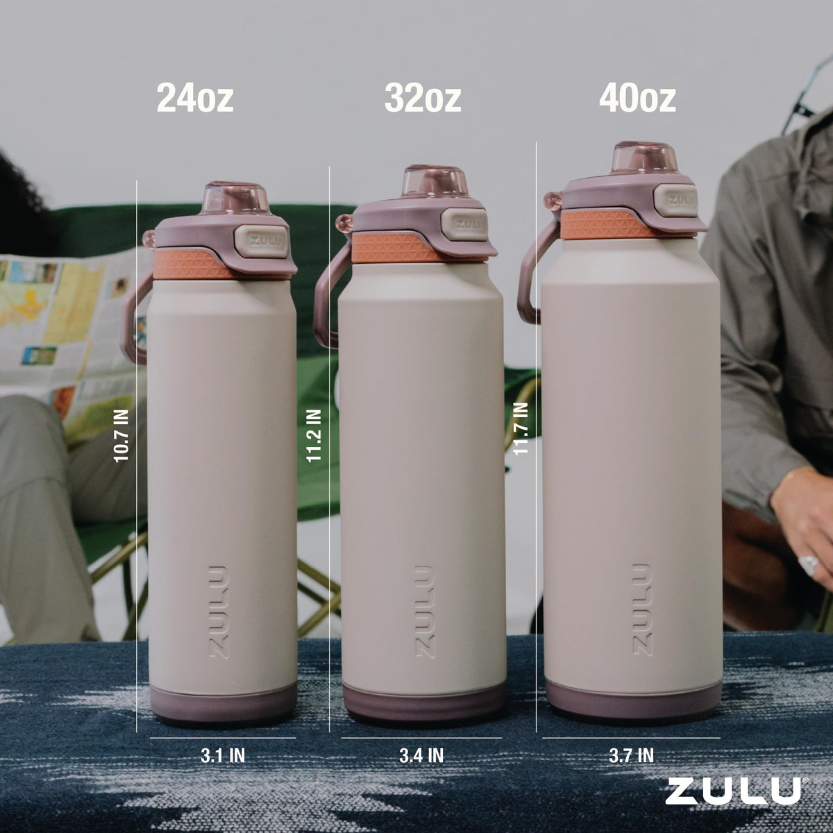 Dishwasher-safe ZULU Powerfill Pro for easy cleaning after workouts.