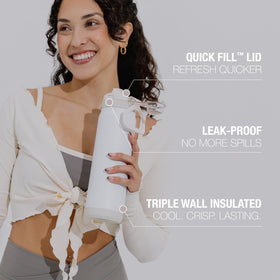 ZULU Powerfill Pro triple-wall copper insulation keeps drinks cold for hours