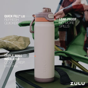 ZULU Powerfill Pro triple-wall copper insulation showing lasting cold.